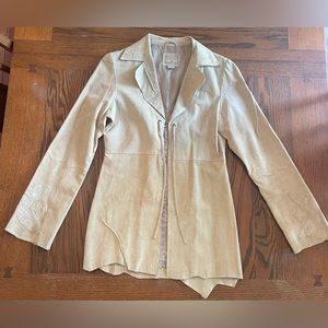 BKE Vintage Leather Women’s Jacket Size SMALL Suede